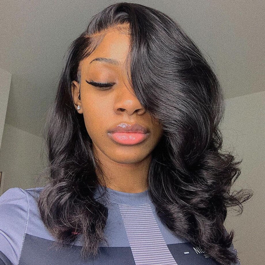 Thumbnail: Body Wave Lace Front Wig Full Lace Human Hair Wigs For Black Women 28 30 32 Inc