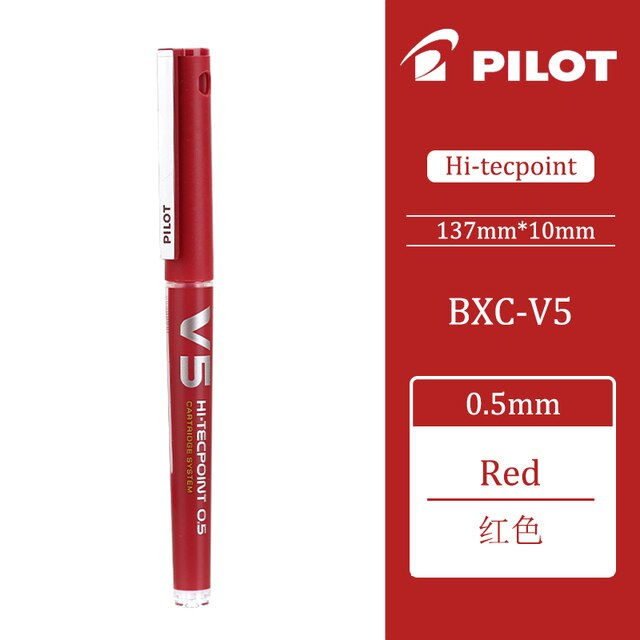 Pilot Rollerball Pens, BXC V5 V7 Hi-Tecpoint Refillable Cartridge System Liquid
