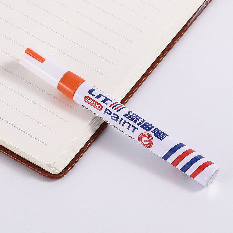 Colorful Paint Marker Pen Waterproof Lasting White Markers Tire Tread Rubber Fa