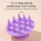 Thumbnail: Scalp Massage Shampoo Brush Silicone Soft Skin Friendly Hair Massager Comb Hair