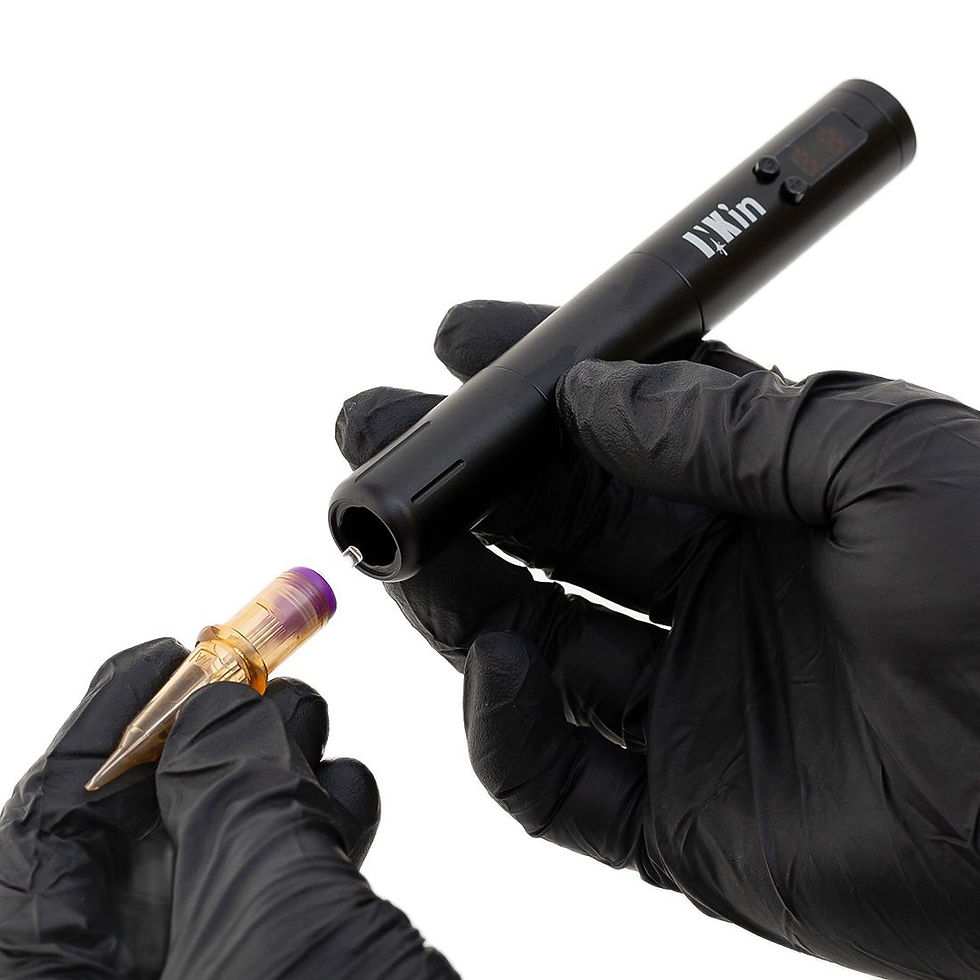 Thumbnail: INKIN Tattoo Kit Polar Wireless Battery Tattoo Pen Machine Cartridge Needles Ac
