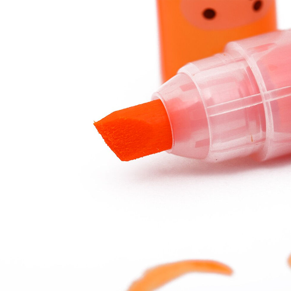Thumbnail: 6PCS/Set Rabbit Mini Fluorescent Highlighter Pen Kawaii Chalk Marker Pens  Stat