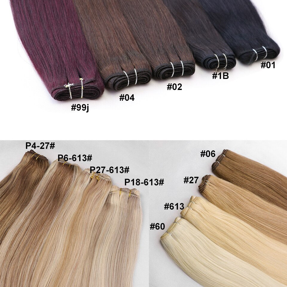 Thumbnail:  Natural Hair Extensions Human Hair Bundles Brazilian Straight Hair Extension B