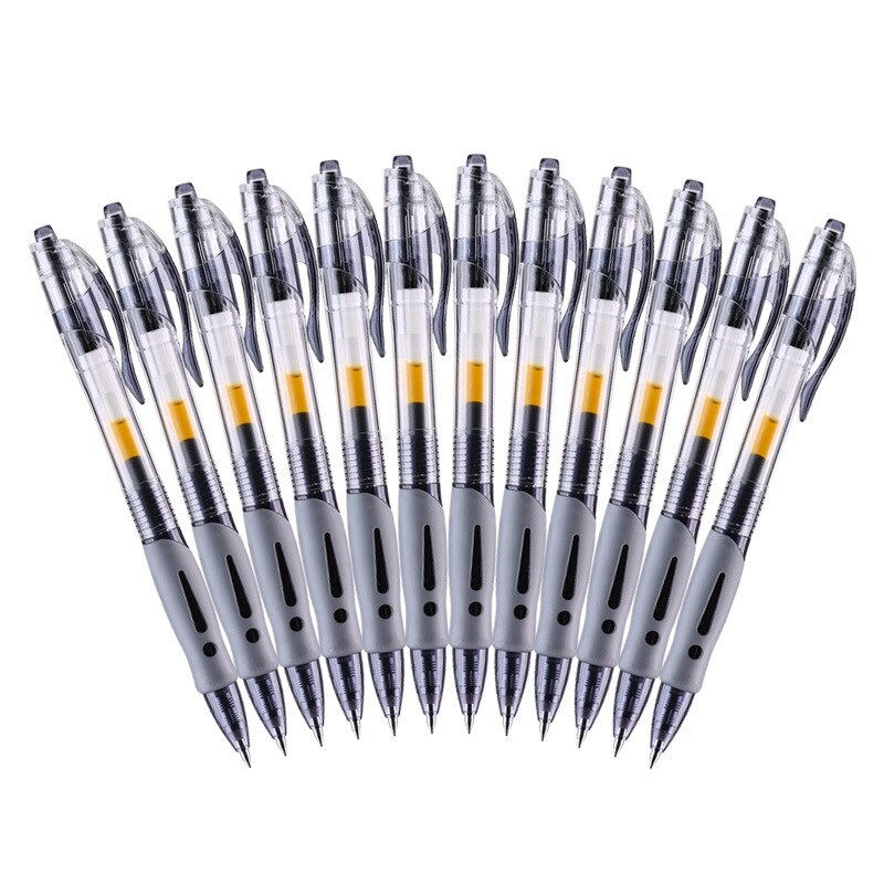 Thumbnail: Sofia Retractable Gel Pens Set Black/Red/Blue Ink Ballpoint for Writing Refills