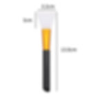 Thumbnail: Silicone Facial Mask Brush Face Skin Care Tool Soft-headed DIY Mud Film Adjusti