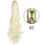 Thumbnail: LISI GIRL Synthetic Long Straight Vlaw Clip On Ponytail Hair Extensions Matural