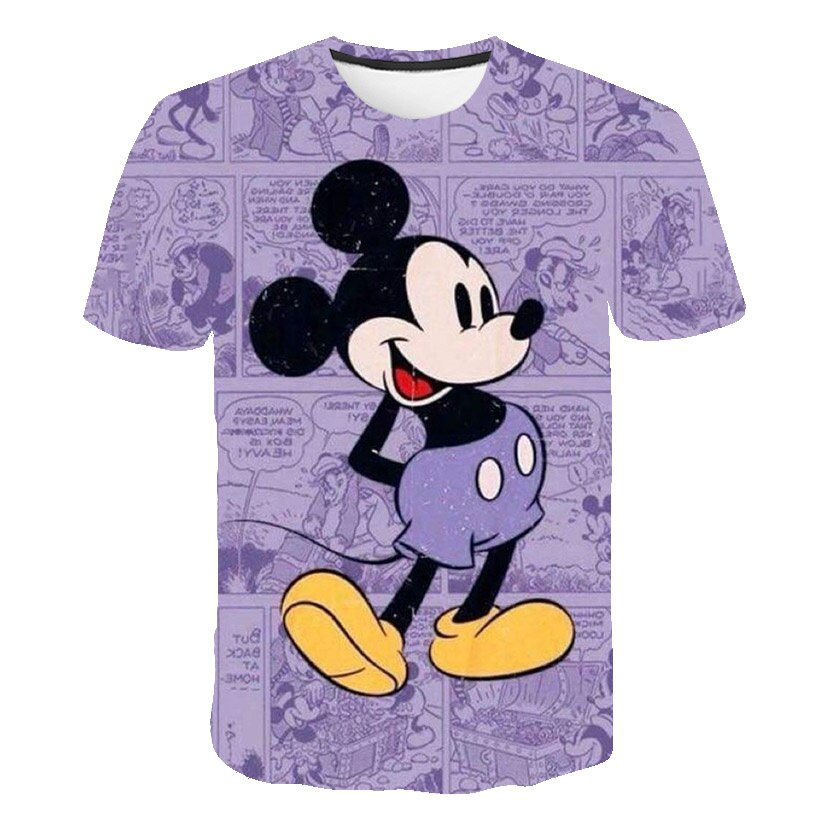 Children's Mickey Mouse T-Shirts Costumes Girls Cartoon T Shirts Kids Disney Se