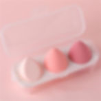 Thumbnail: 3pcs Makeup Blender Makeup Sponge Cosmetic Puff with Storage Box Foundation Pow