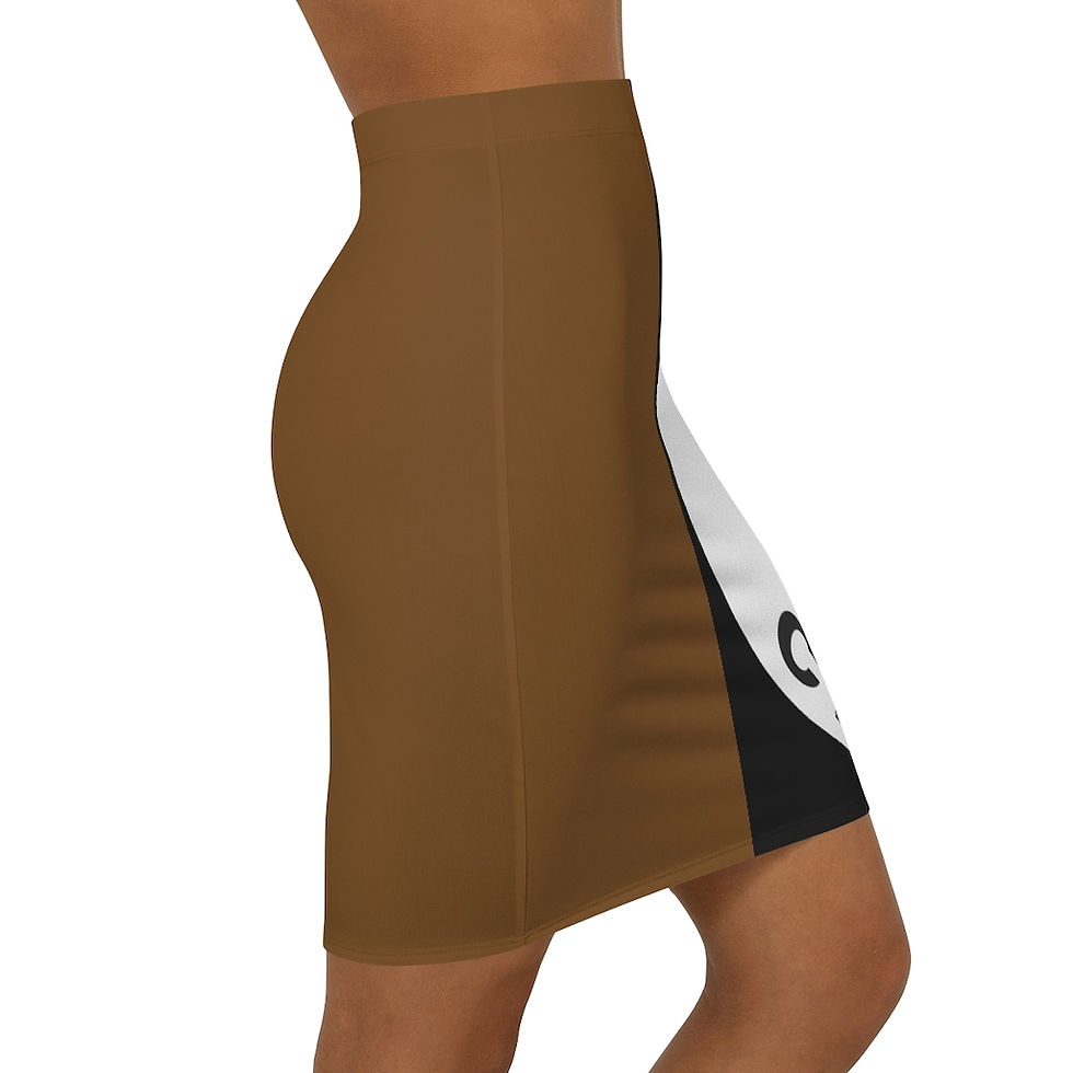 Thumbnail: ROSNER CARNEGIE NYC® PY-W-NYC-SK-2000-1-10 RC PENCIL SKIRT - BROWN