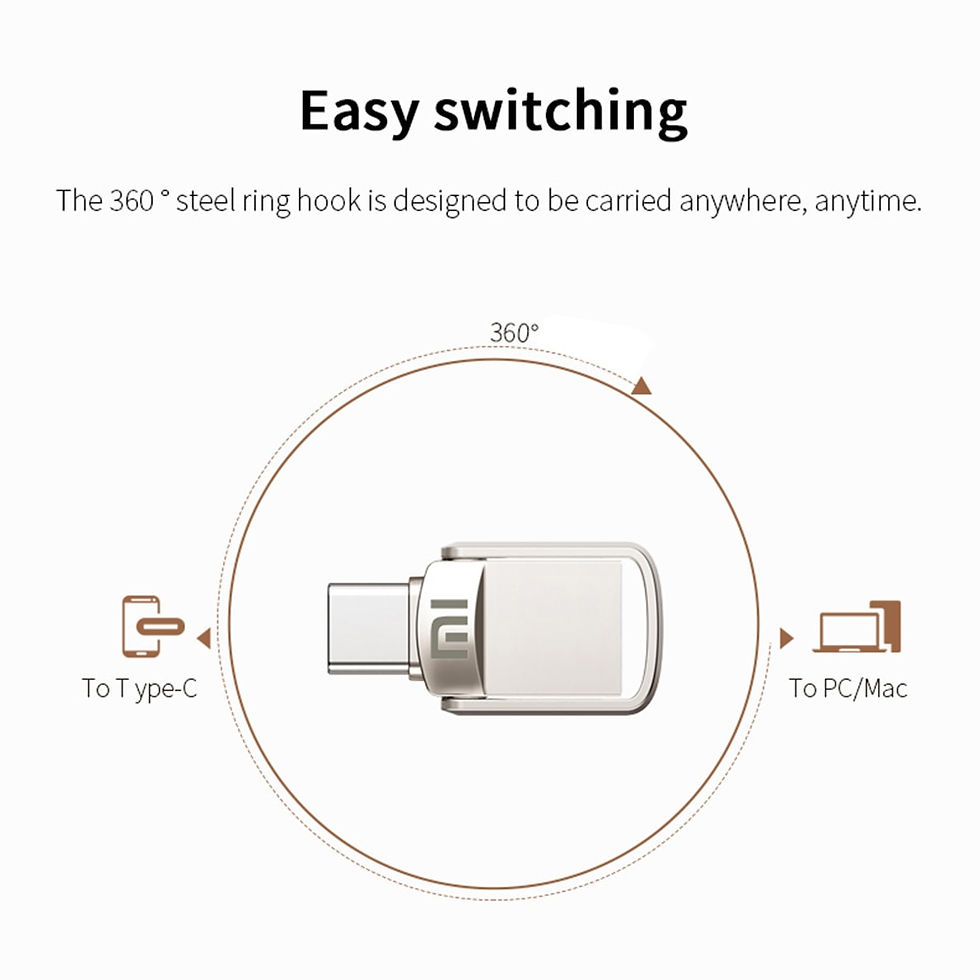 Thumbnail: Xiaomi U Disk 2TB 1TB 256GB128G 512GB USB 3.1 Type-C Interface Mobile Phone Com