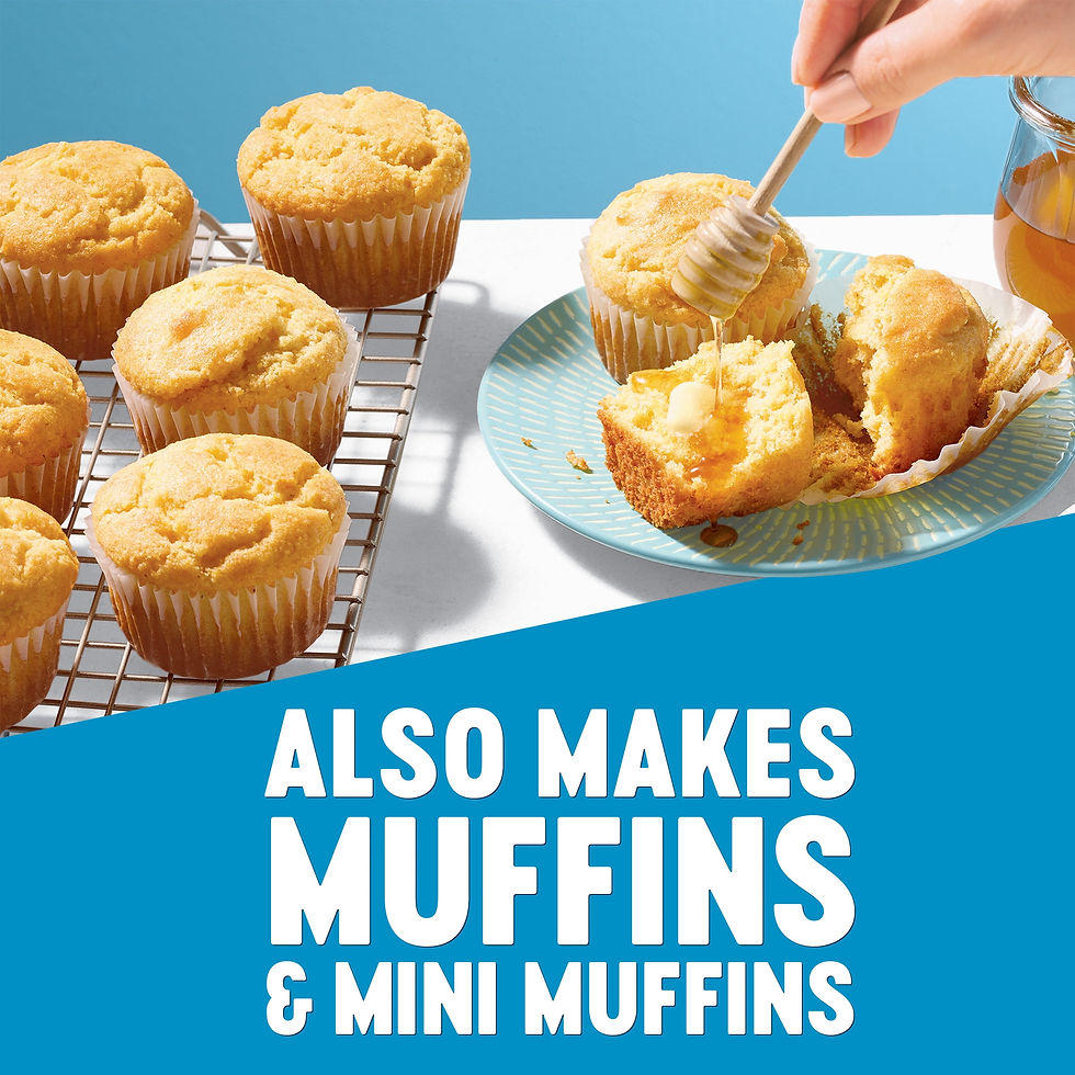 Thumbnail: Krusteaz Gluten Free Honey Cornbread Mix, Made with Real Honey, 15 oz Box