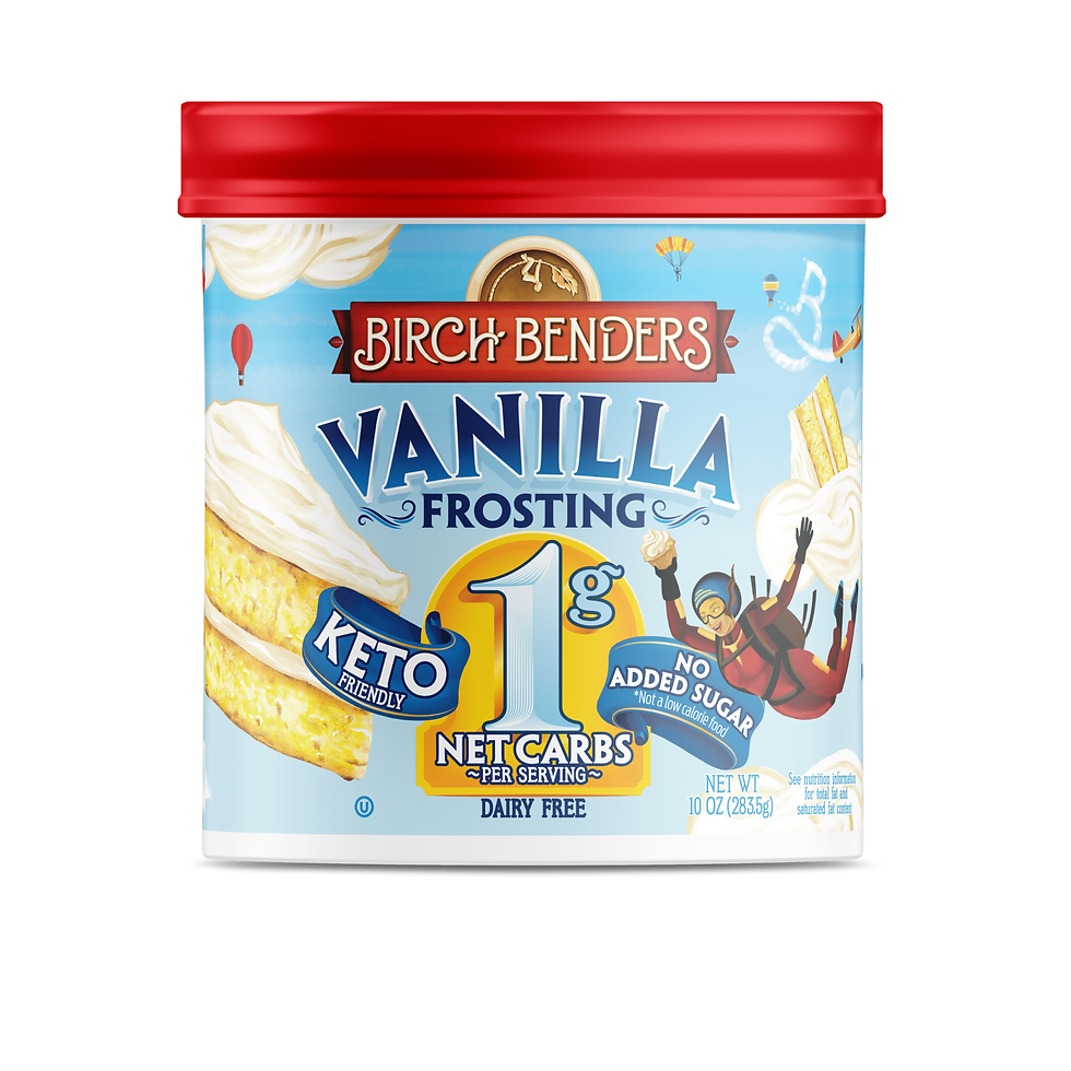 Birch Benders Keto Vanilla Frosting, 10oz