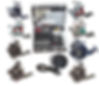Professional Complete Tattoo Kit Power Supply 8 Machine Guns Shader Liner Needl
