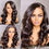 Thumbnail: Body Wave Lace Front Wig Brazilian Loose Deep Wave Wig Glueless Full Human Hair