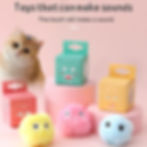 Thumbnail: Cute Cat Toys Pet Ball Funny Interactive Soft Furry Ball Electric Kitten Catnip