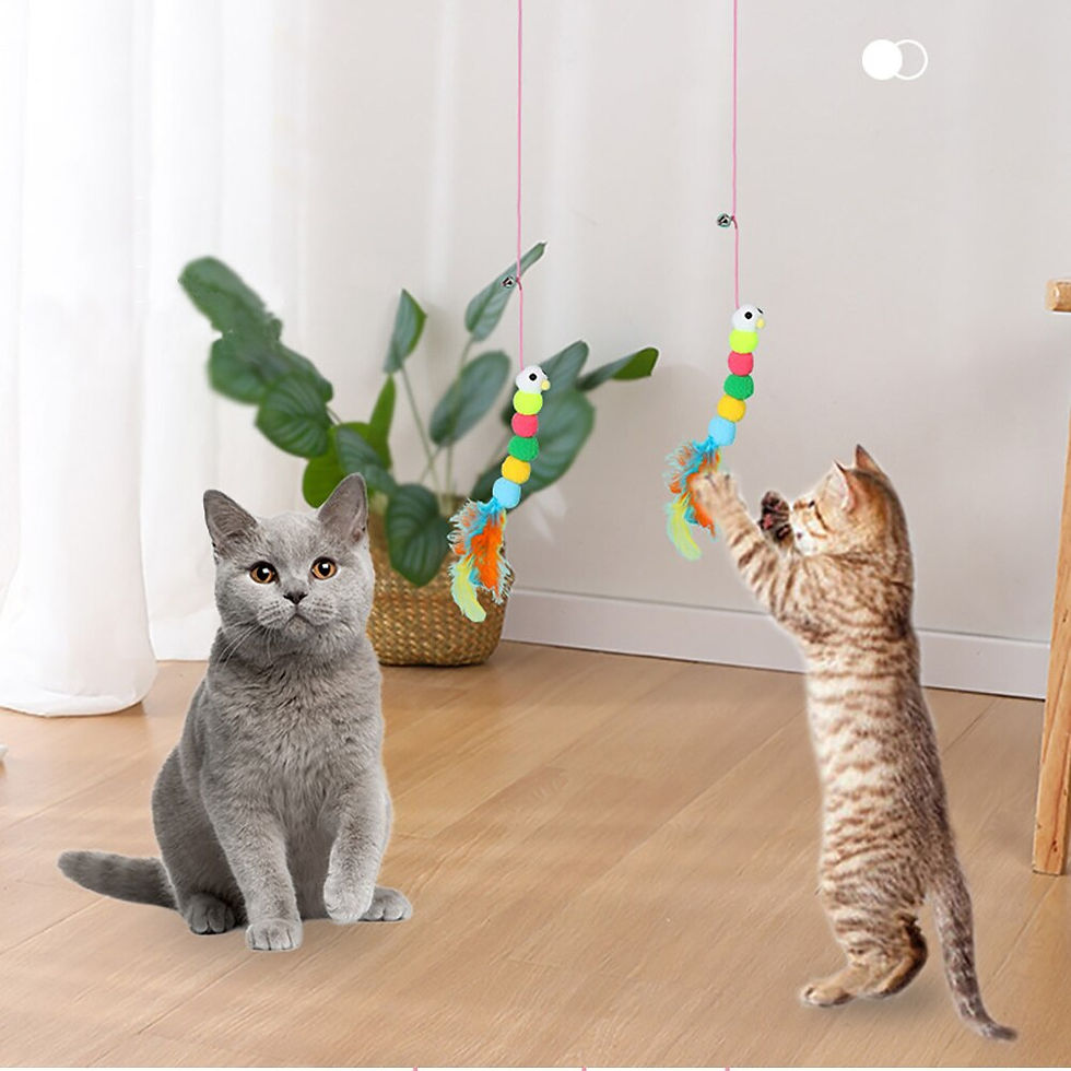 Thumbnail: Cat Toy Simulation Mouse Cat Scratch Rope Mouse Funny Kitten Interactive Toy Re