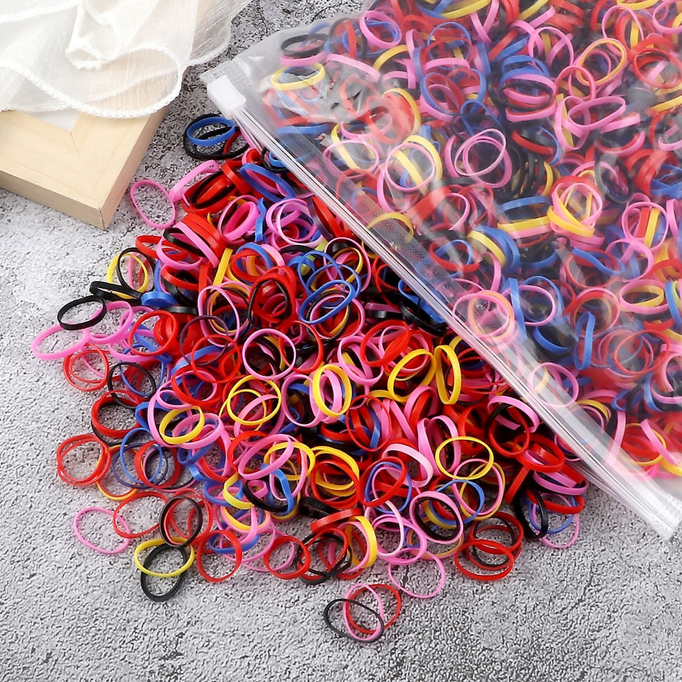 Miniaturbild: 1000/2000PCS Kid Elastic Rubber Band Small Scrunchie Hair Bands for Children Ba