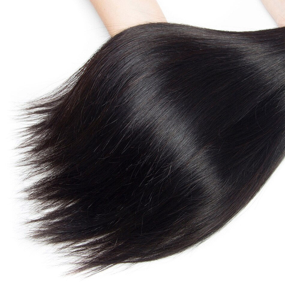 Thumbnail: 30Inch Long Straight Hair Bundles Brazilian Soft Weave Bundles 1/2/3/4 Pcs Thic