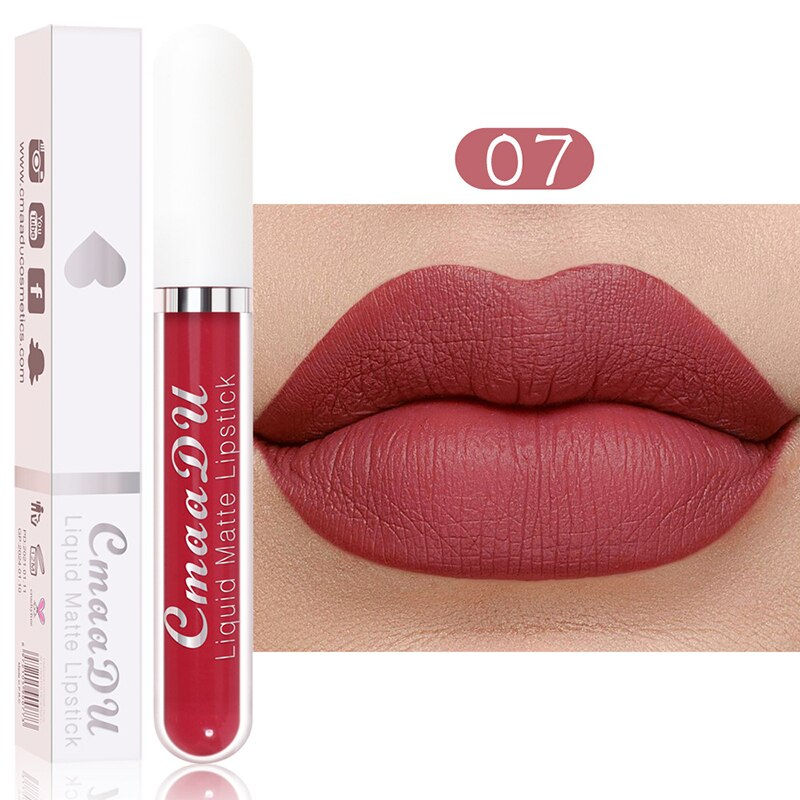 Thumbnail: 18 Colors Velvet Matte Lipstick Waterproof Long Lasting Red Lip Matte Lipstick 