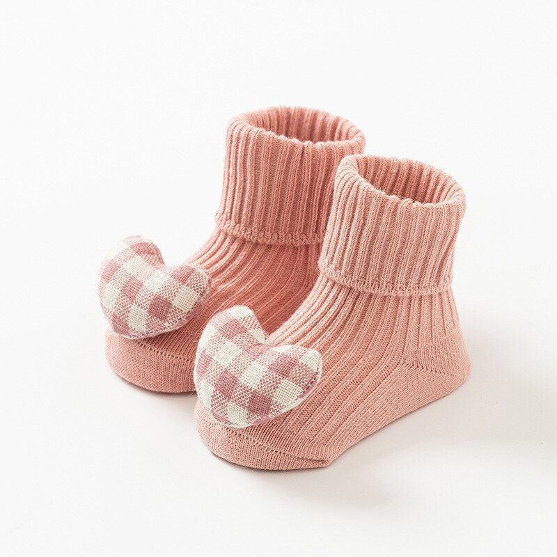 Thumbnail: Cotton Baby Socks Non-Slip Floor Socks Spring Autumn Newborn Baby Socks In The 
