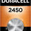 Thumbnail: Duracell 2450 3V Lithium Battery, 1 Count Pack, Lithium Coin Battery for Medica