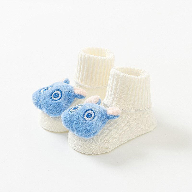 Thumbnail: Cotton Baby Socks Non-Slip Floor Socks Spring Autumn Newborn Baby Socks In The 