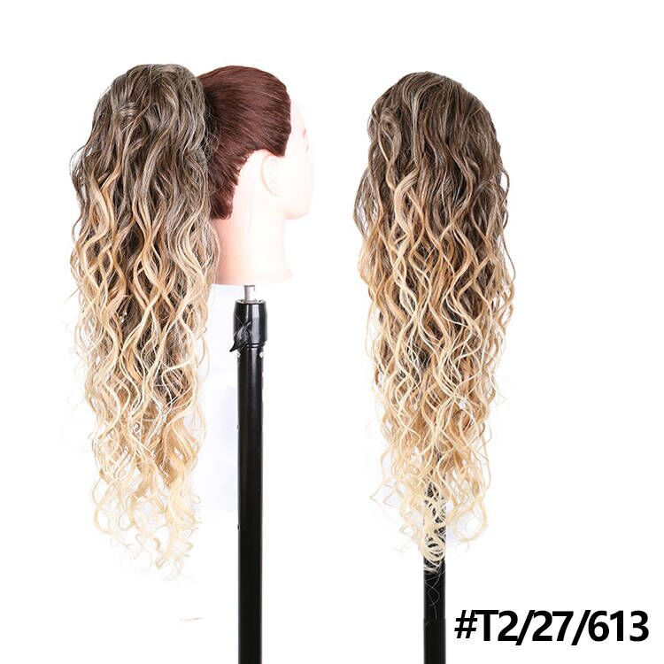 Thumbnail: JULIANNA Synthetic Long Body Wavy Drawstring Ponytail for Women Synthetic Wave 
