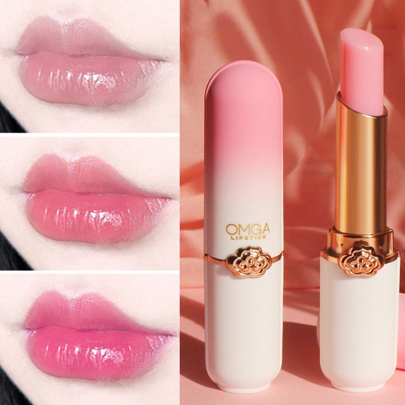 Thumbnail: Blue Rose Lipstick Temperature Color Changing Lip Moisturizing Balm Female Make
