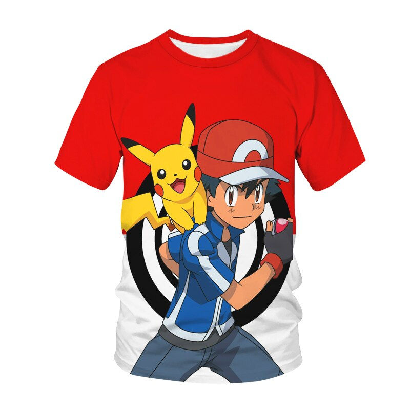 Thumbnail: Boys And Girls 3D Short Sleeves T-Shirts 3D Printing T-Shirt Girls Cartoon Anim