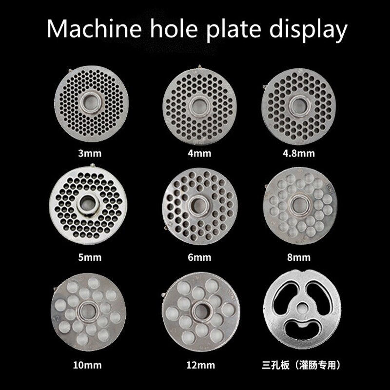 Thumbnail: Electric Meat Slicer Stainless Steel Blades Meat Cutter Grinder Machine Kitchen