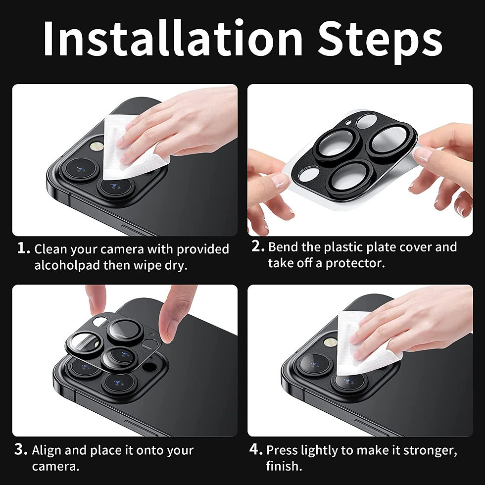 Thumbnail: Full Cover Camera Lens Protection For iPhone 14 Plus 13 Pro Max 12 14Pro 13Pro 