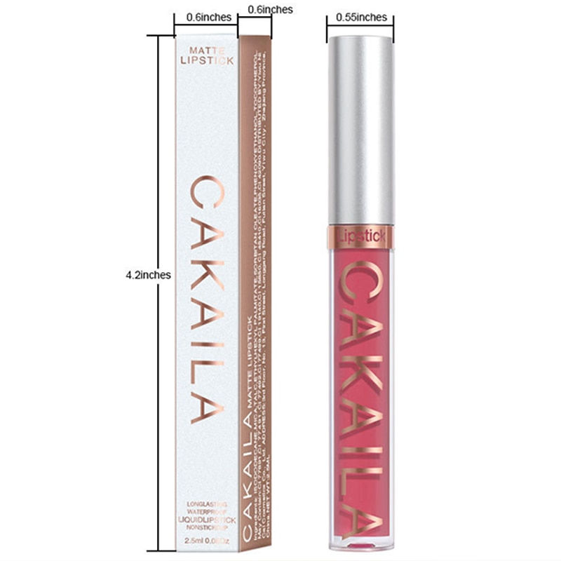 Miniatura: Sexy Long Lasting Velvet Matte Lip Gloss Liquid Lipstick Lip Makeup Women Beaut
