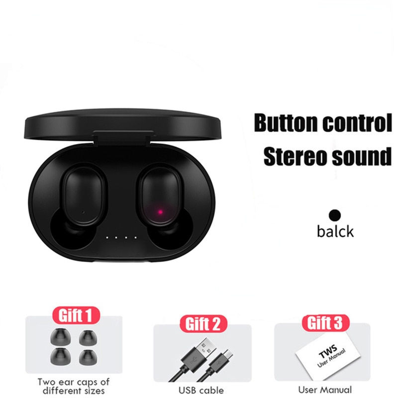Thumbnail: TWS E6S Bluetooth Earphones Wireless bluetooth headset Noise Cancelling Headset