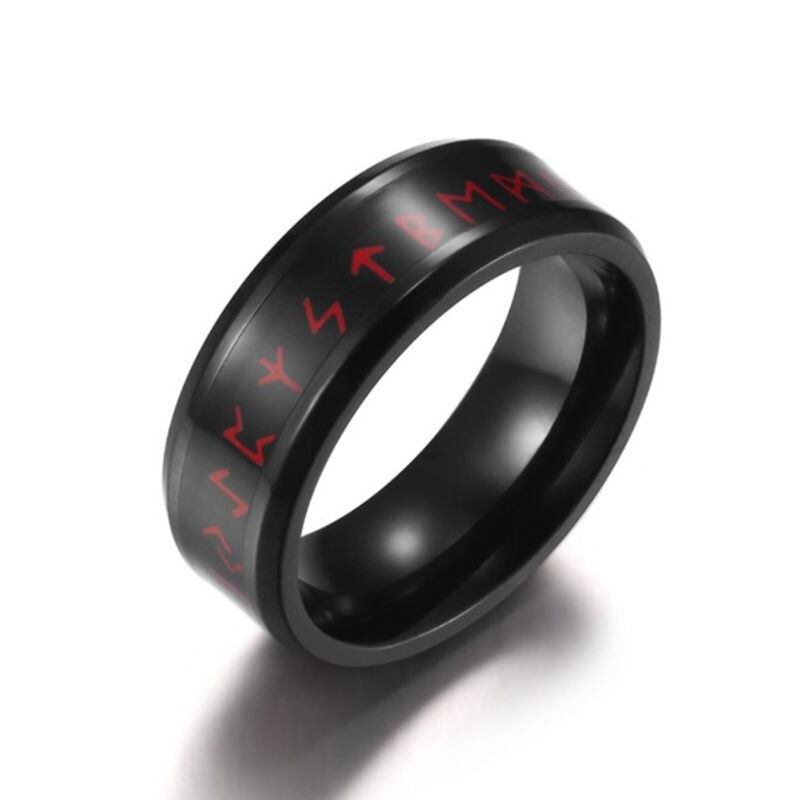 Thumbnail: Temperature Ring Titanium Steel Mood Emotion Feeling Intelligent Temperature Se