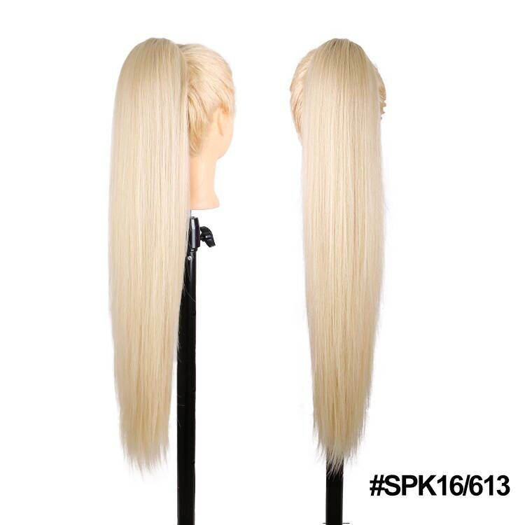 Thumbnail: JULIANNA Synthetic Long Body Wavy Drawstring Ponytail for Women Synthetic Wave 