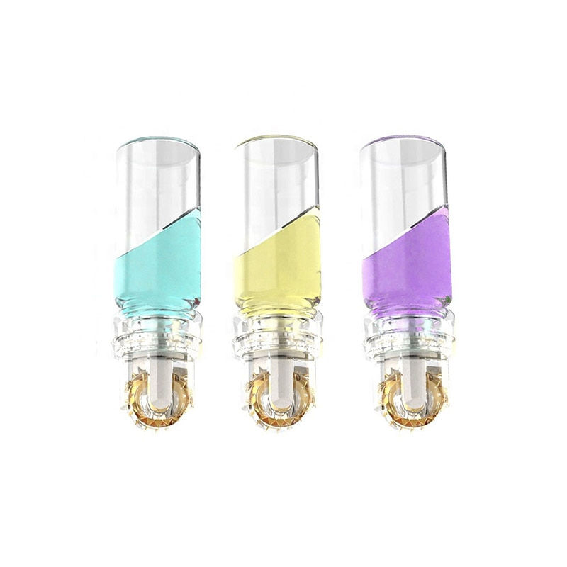 Hydra Derma Roller 64Pins 0.25mm 1mm Gold Titanium Tips Microneedle Derma Stamp