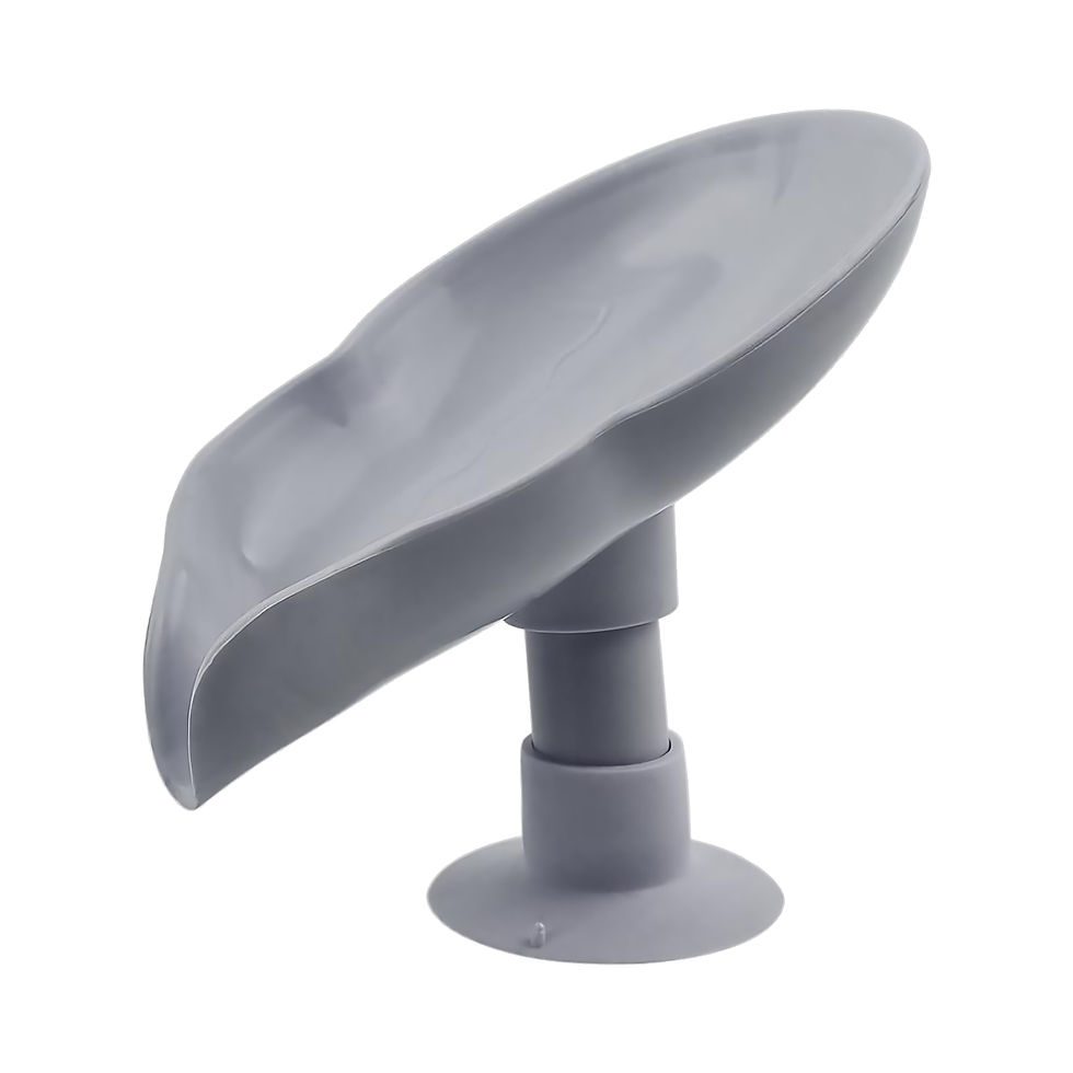 Thumbnail: 1/2PCS Soap Holder Leaf Shape Soap Tray Bathroom Shower Drain Soap Dish Soap St