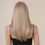 الصورة المصغرة: Blonde with Brown Highlight Long Straight Synthetic Wigs for Women Natural Hair