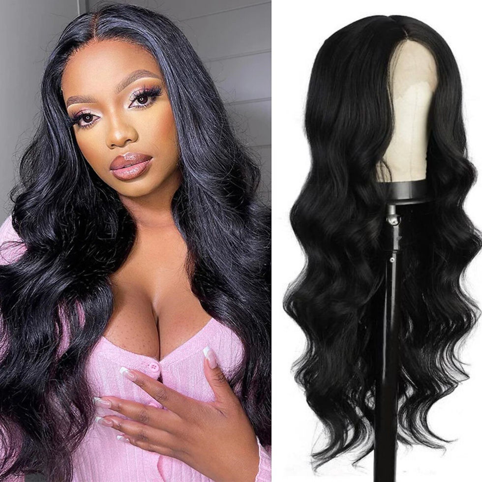 Thumbnail: 99J Burgundy Wig Glueless Pre Plucked Hairline Wig With Baby Hair Synthetic Lac