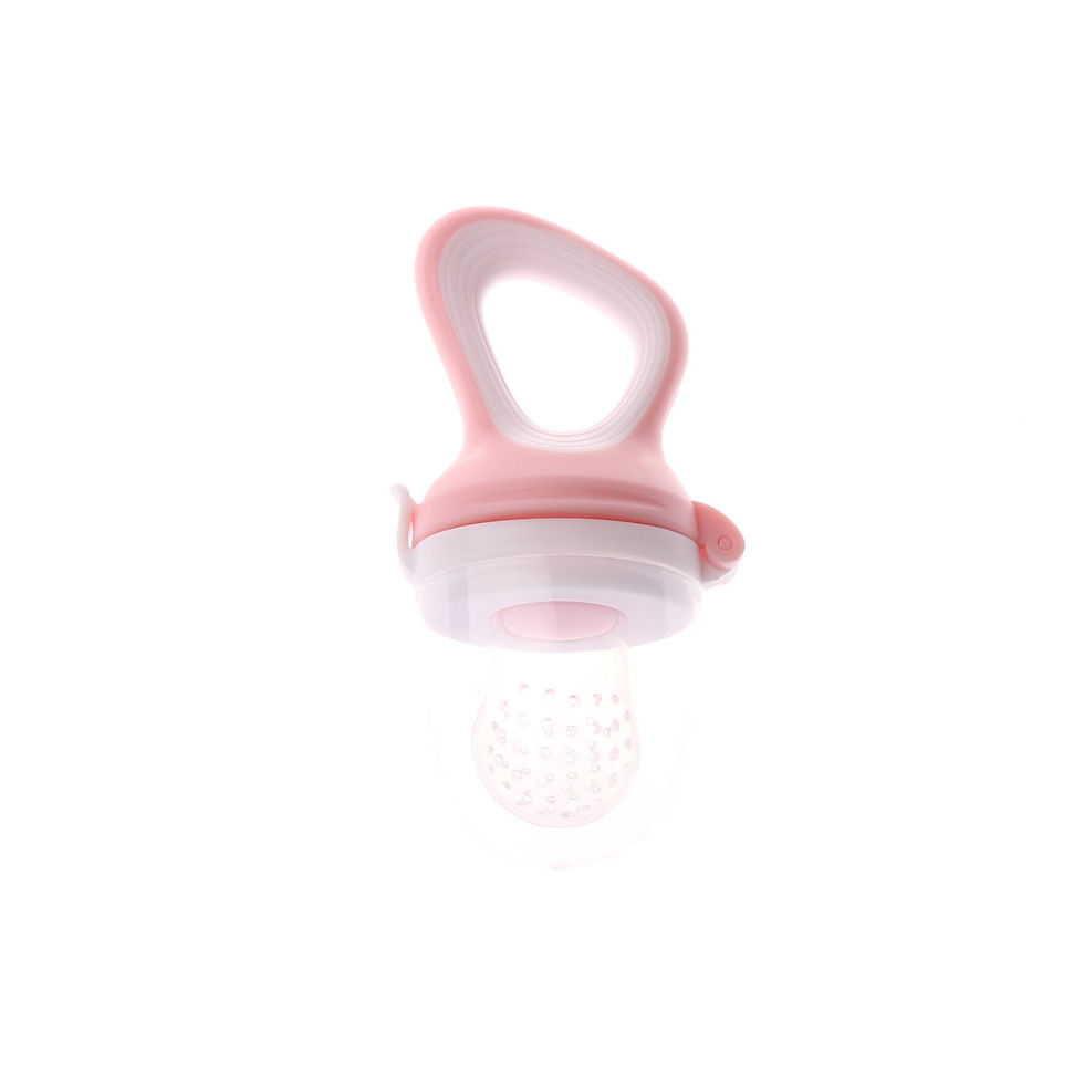 Thumbnail: 1PC Silicone Baby Fruit Feeder with Cover Baby Nipple Fresh Food Vegetable Supp