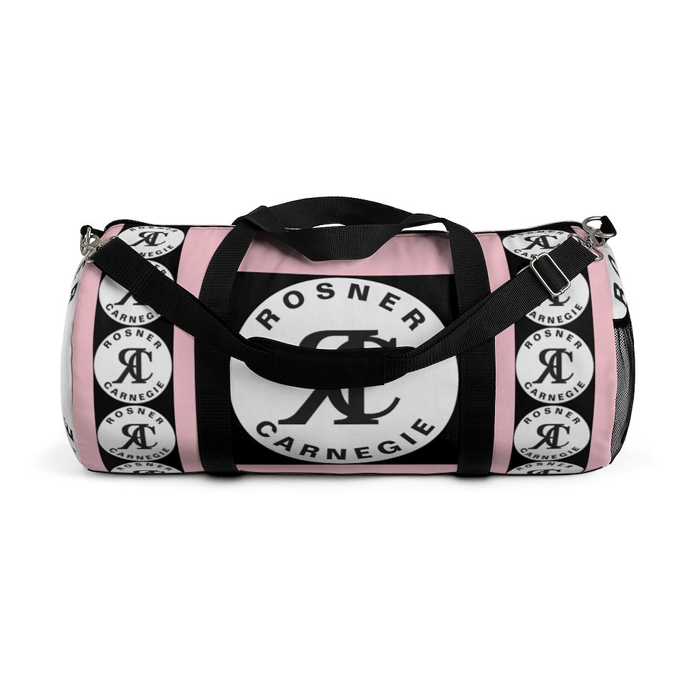 Miniatura: ROSNER CARNEGIE ATHLETICS® PYUBDJ2000110 UNISEX JUMBO DUFFLE BAG - BABY PINK
