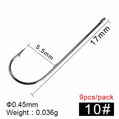 Thumbnail: FTK Carp Fishing Barbed Fish Hook Size 2-18# 7 Pcs - 80 Pcs Super Needle Point 