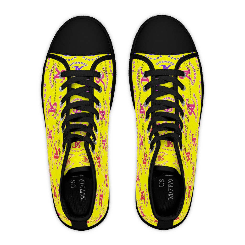 ROSNER CARNEGIE ATL® WOMENS HIGHTOPS 22-CSP-W-B1-HTS-M20X2X10 - YELLOW