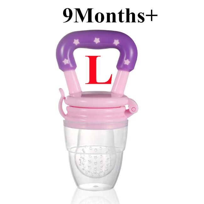 Thumbnail: Newborn Baby Fresh Food Fruit Feeder Silicone Teether Trainning To Eat Fruit Gr