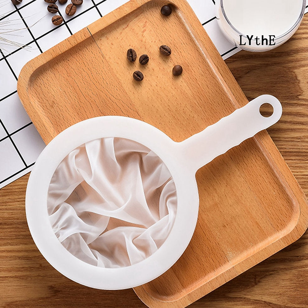 Thumbnail: 100/200/400 Mesh Kitchen Nut Milk Filter Ultra-fine Mesh Strainer Nylon Mesh Fi