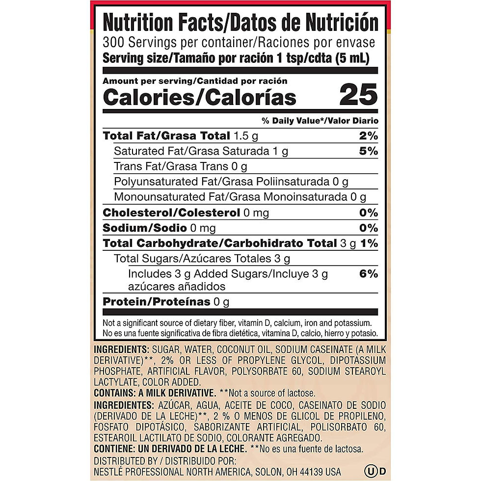 Thumbnail: Nestle Coffee mate Coffee Creamer, Sweetened Original, Concentrated Liquid Pump