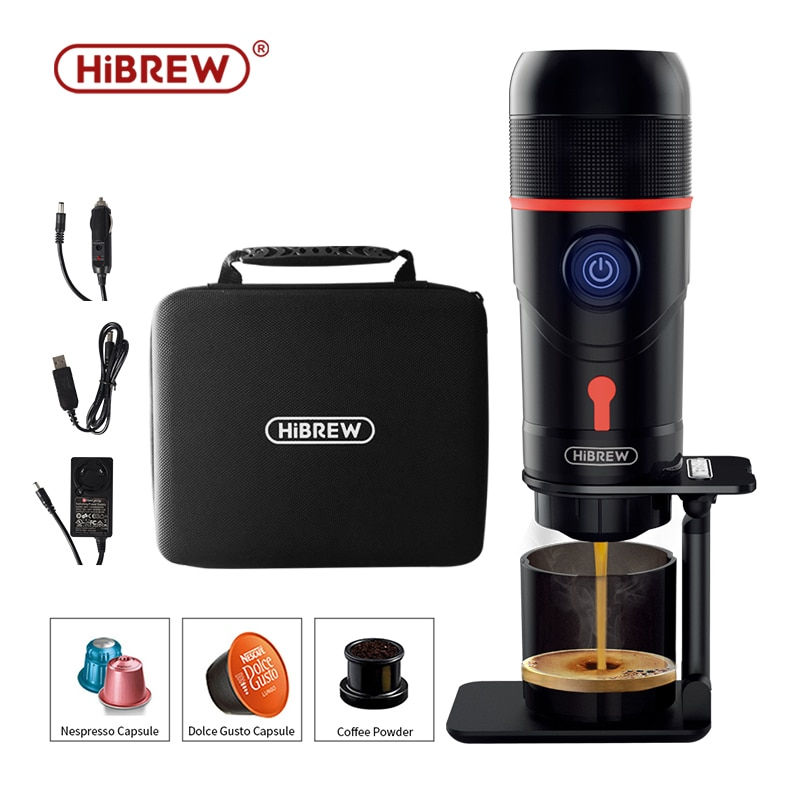 Thumbnail: HiBREW Portable Coffee Machine for Car & Home,DC12V  Expresso Coffee Maker Fit 