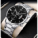Thumbnail: Quartz Watch Men Business Fashion Fake Three Eye Six Pin Calendar Watch For Men