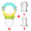 Thumbnail: Newborn Baby Fresh Food Fruit Feeder Silicone Teether Trainning To Eat Fruit Gr