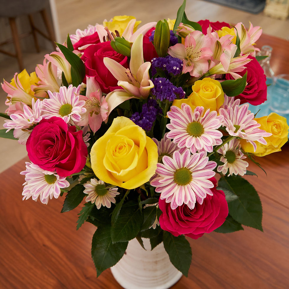 Thumbnail: Large Premium Rose and Flower Bouquet, Minimum of 17 Stems, Colors Vary
